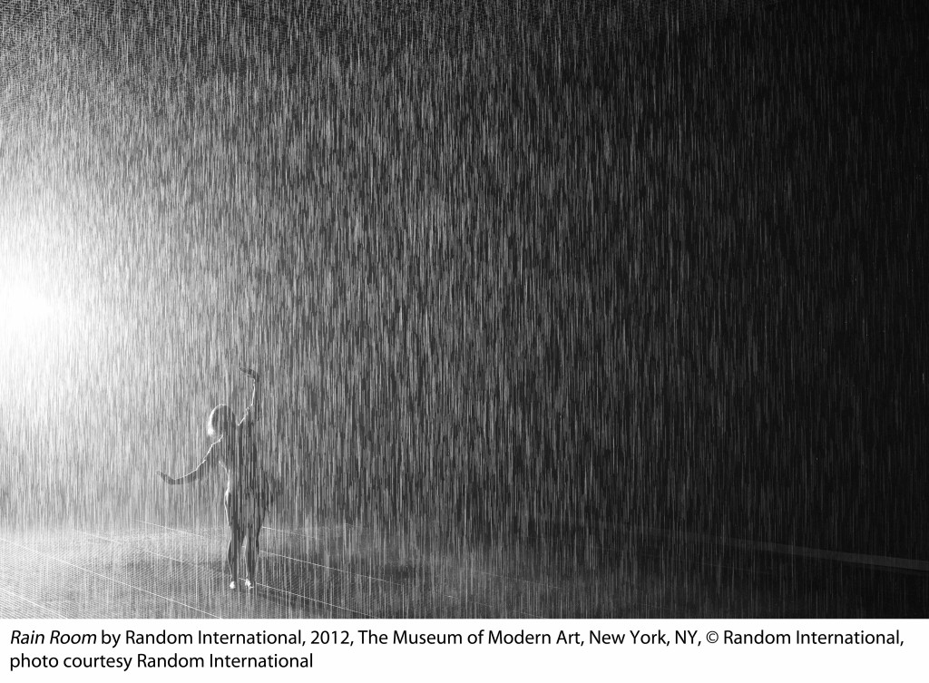 Rain Room image at LACMA