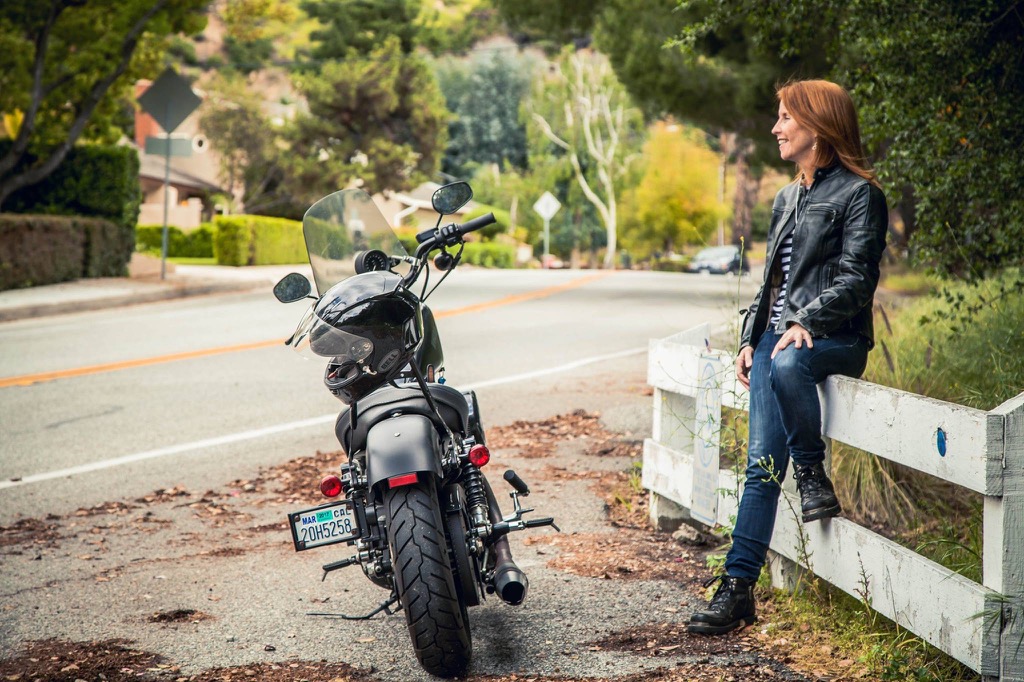 Bernadette Murphy and Izzy take a break