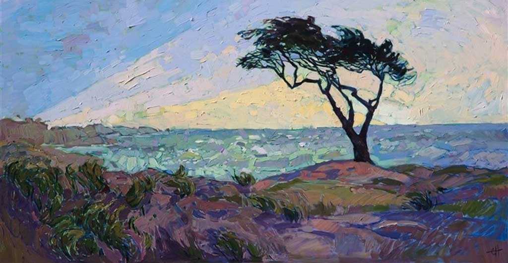 ART TODAY 06.20.17: A Coastal Cypress and news about Erin Hanson’s fine art canvas prints