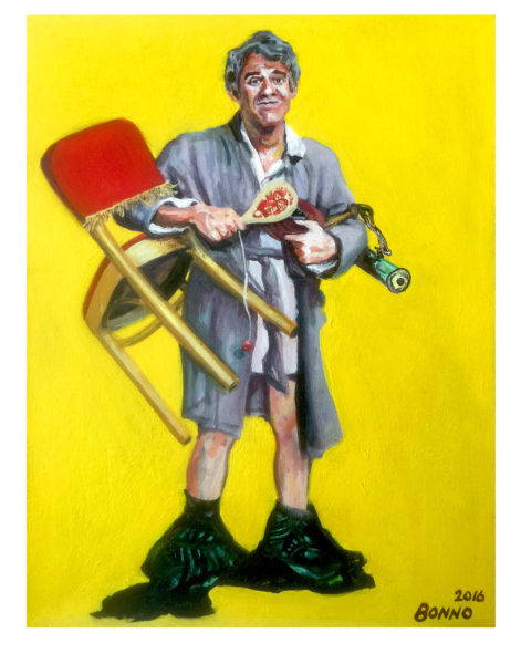 ART TODAY 07.07.17: Steve Martin from the Jerk poster by Chris Bonno