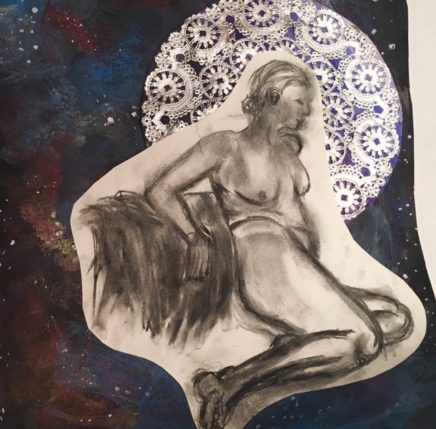 Elise, reclining by Molly Kirschenbaum