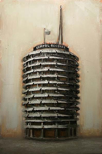 Capitol Records Building 36x24 by Bradford J. Salamon