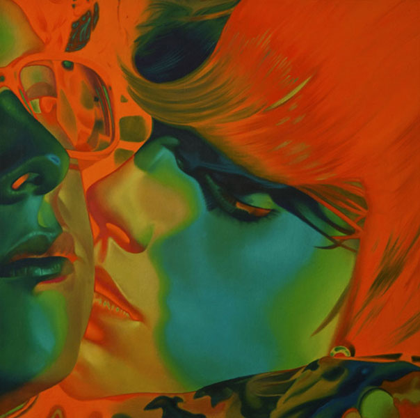 Escoto Carrara, Kiss - Oil on canvas