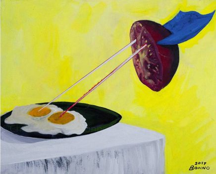 BonnoArt Super Tomato is Mad at Breakfast