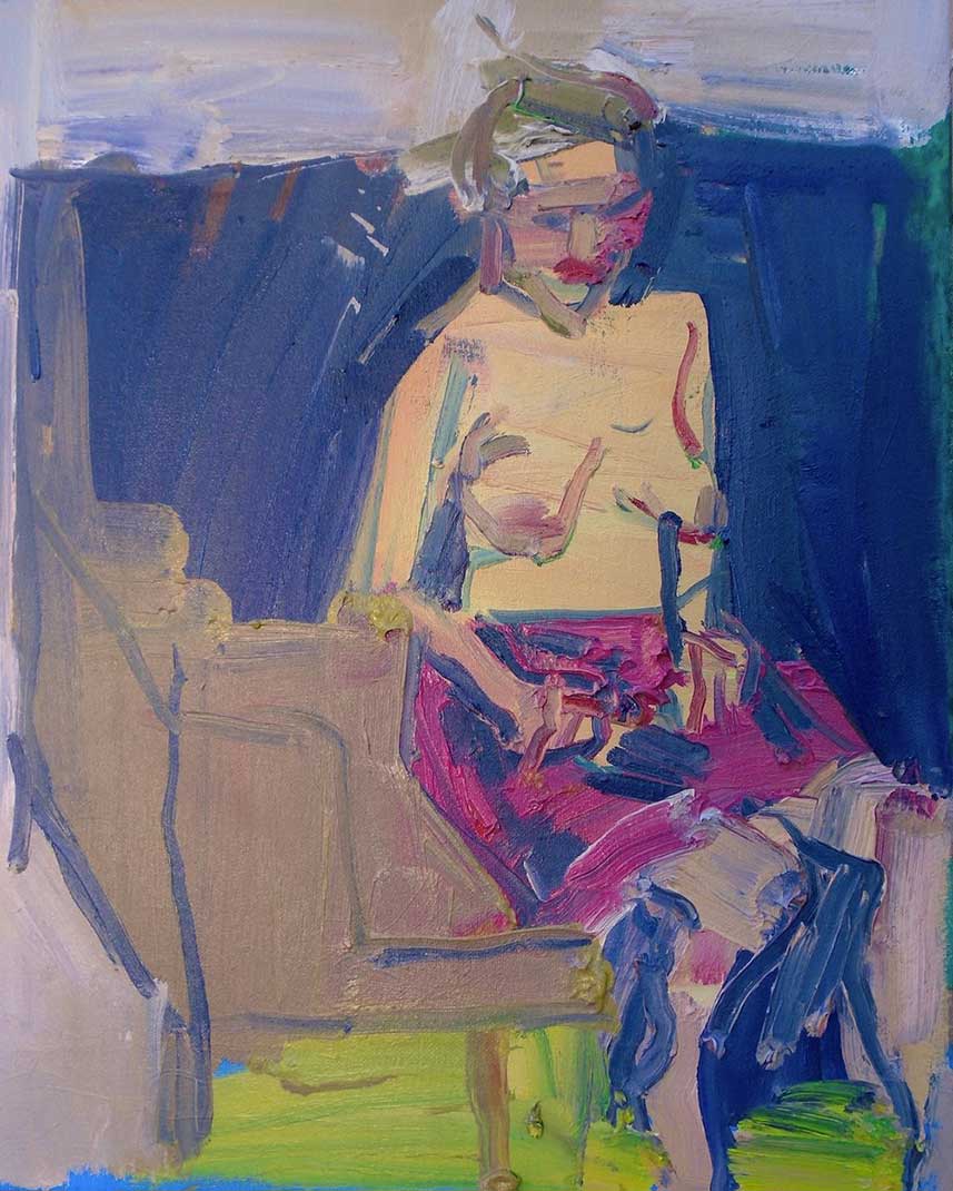 ART TODAY 030618 Figurative painter Jennifer Pochinski’s “Nude with Pink Skirt”