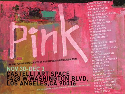 PINK Show announcement by William Wray