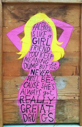 Facebook is like a girlfriend by Rohitash Rao