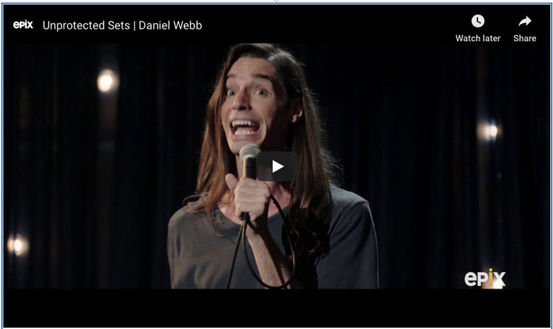 Comedian Daniel Webb
