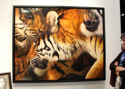 No Bad --- The Tigers at LA Art Show with Janice Bremec Plum